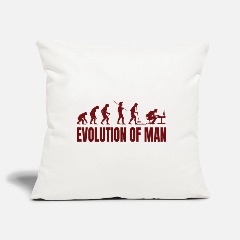 Informatique PC Evolution Programmeur Informatien Housse de coussin décorative 45 x 45 cm