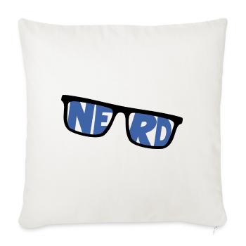nerd coder server download cyberspace programmer - Sofakissenbezug 45 x 45 cm - Naturweiß  - Vorne