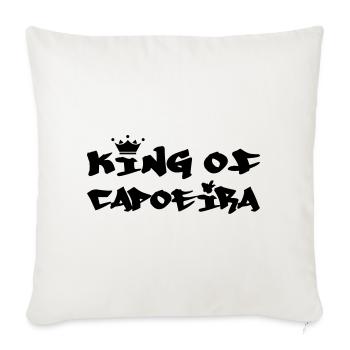 Le Roi de la Capoeira - Housse de coussin décorative 45 x 45 cm - blanc nature - Devant