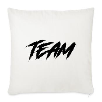 Équipe - Housse de coussin décorative 45 x 45 cm - blanc nature - Devant