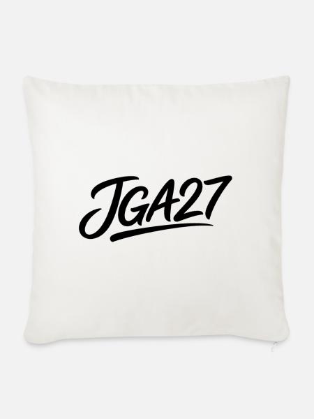 JGA27 Party - Sofakissenbezug 45 x 45 cm - Naturweiß