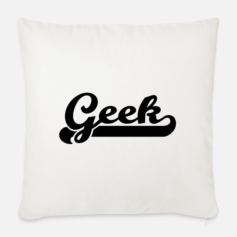geek - Sofakissenbezug 45 x 45 cm - Naturweiß