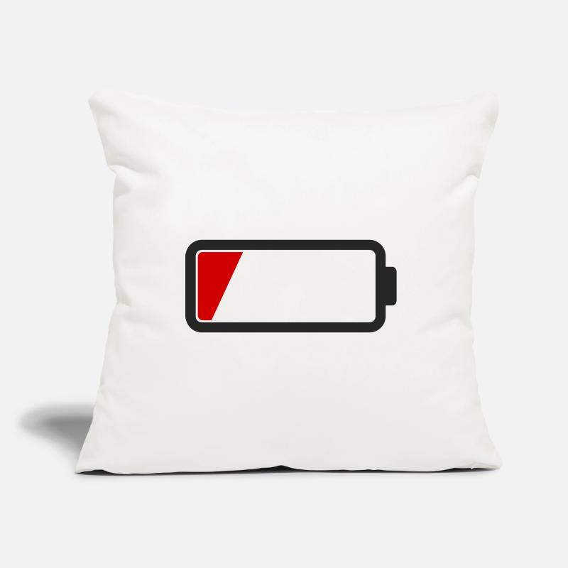 battery empty Sofa pillowcase 17,3'' x 17,3'' (45 x 45 cm)