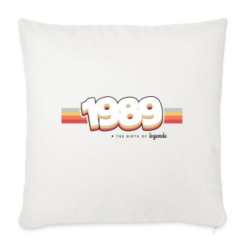 1989 the birth of legends - Housse de coussin décorative 45 x 45 cm - blanc nature - Devant