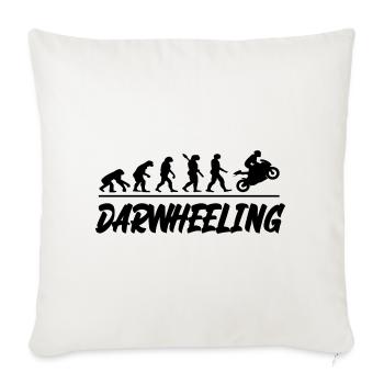 DARWHEELING - Housse de coussin décorative 45 x 45 cm - blanc nature - Devant