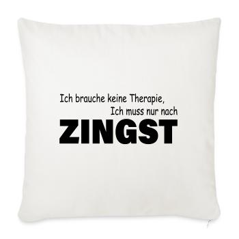 Thérapie Zingst - Housse de coussin décorative 45 x 45 cm - blanc nature - Devant