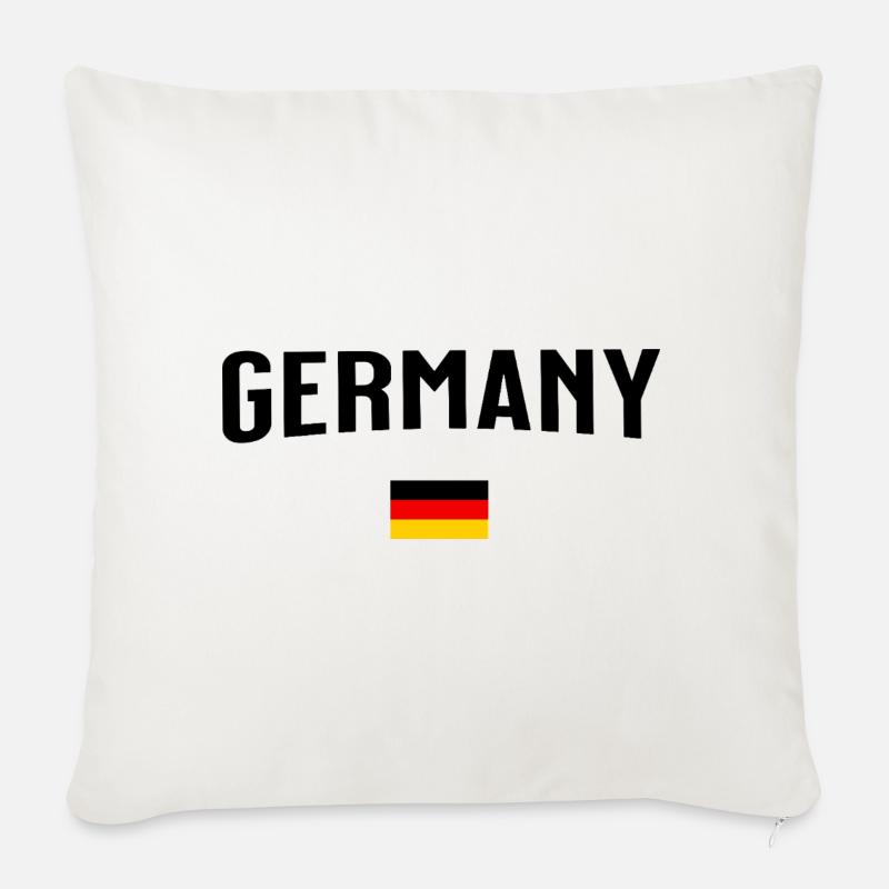 Germany - Sofakissenbezug 45 x 45 cm - Naturweiß