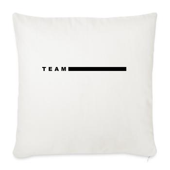Équipe - Housse de coussin décorative 45 x 45 cm - blanc nature - Devant