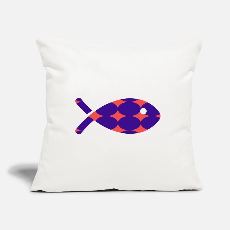 FISH Sofa pillowcase 17,3'' x 17,3'' (45 x 45 cm)