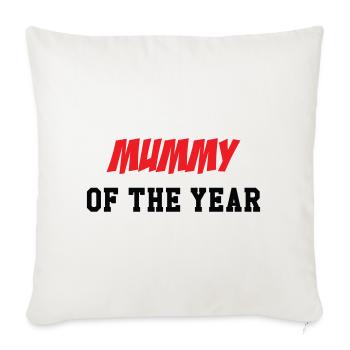 Mom of the Year - Mother's Day - Sofa pillowcase 17,3'' x 17,3'' (45 x 45 cm) - natural white - Front