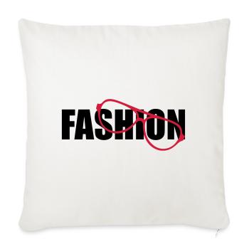 Fashion - Sofakissenbezug 45 x 45 cm - Naturweiß  - Vorne