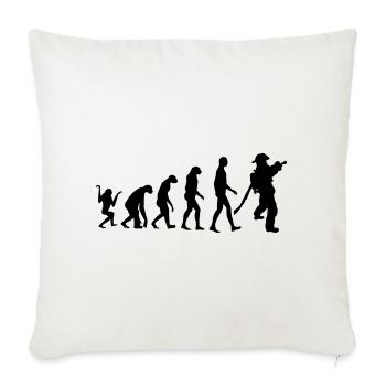 pompier_kiosdz22 - Sofa pillowcase 17,3'' x 17,3'' (45 x 45 cm) - natural white - Front