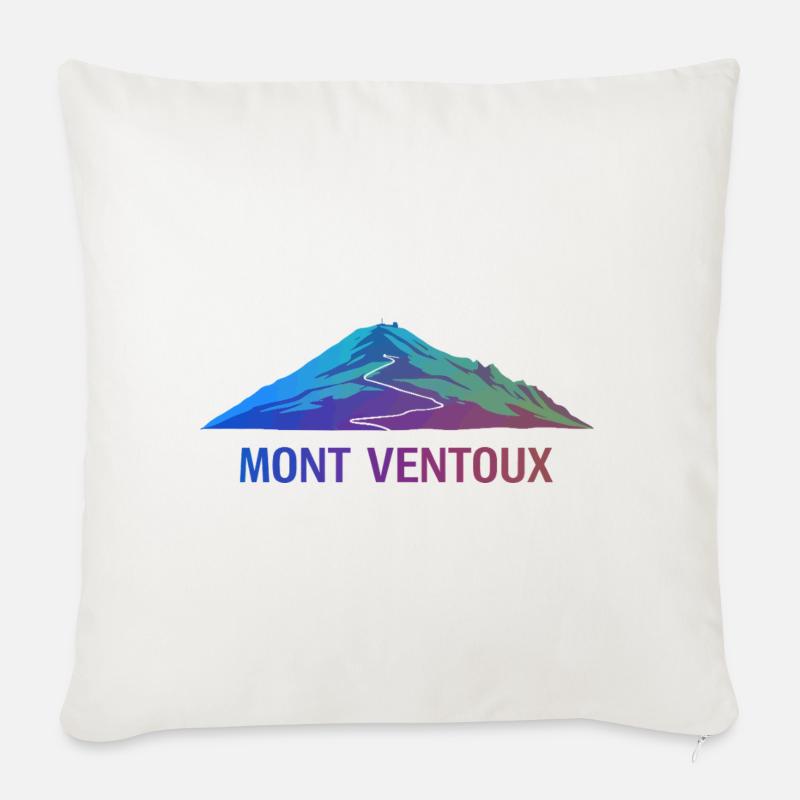 Mont Ventoux Form - Sofakissenbezug 45 x 45 cm - Naturweiß 