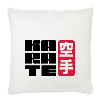 karate - Sofa pillowcase 17,3'' x 17,3'' (45 x 45 cm) - natural white - Front