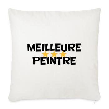 Beste Maler - Sofakissenbezug 45 x 45 cm - Naturweiß  - Vorne