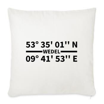Wedel coordinates - Sofa pillowcase 17,3'' x 17,3'' (45 x 45 cm) - natural white - Front