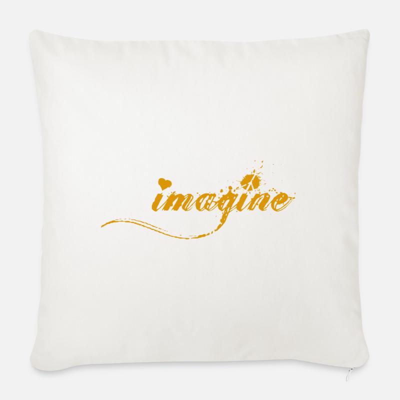 imagine - Sofakissenbezug 45 x 45 cm - Naturweiß