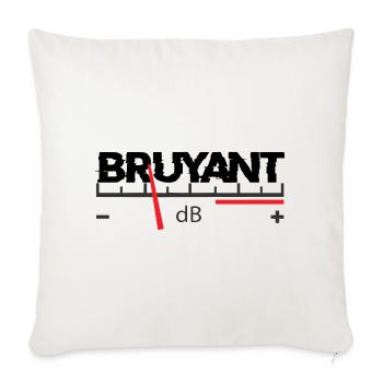 Noisy - Sofa pillowcase 17,3'' x 17,3'' (45 x 45 cm) - natural white - Front