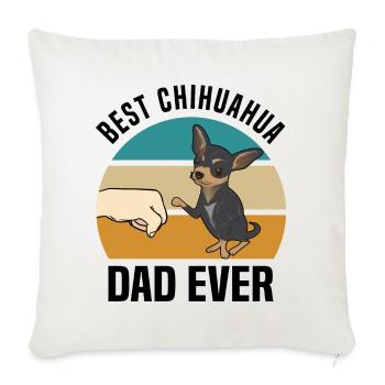 Chihuahua - Housse de coussin décorative 45 x 45 cm - blanc nature - Devant
