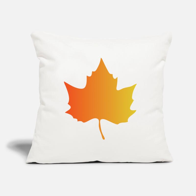 Autumn Gradient Maple Leaf Sofa pillowcase 17,3'' x 17,3'' (45 x 45 cm)