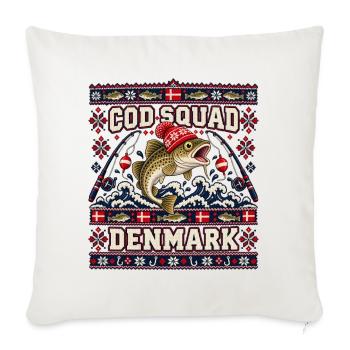 Ugly Christmas Cod Squad Denmark Fischdesign - Sofakissenbezug 45 x 45 cm - Naturweiß  - Vorne
