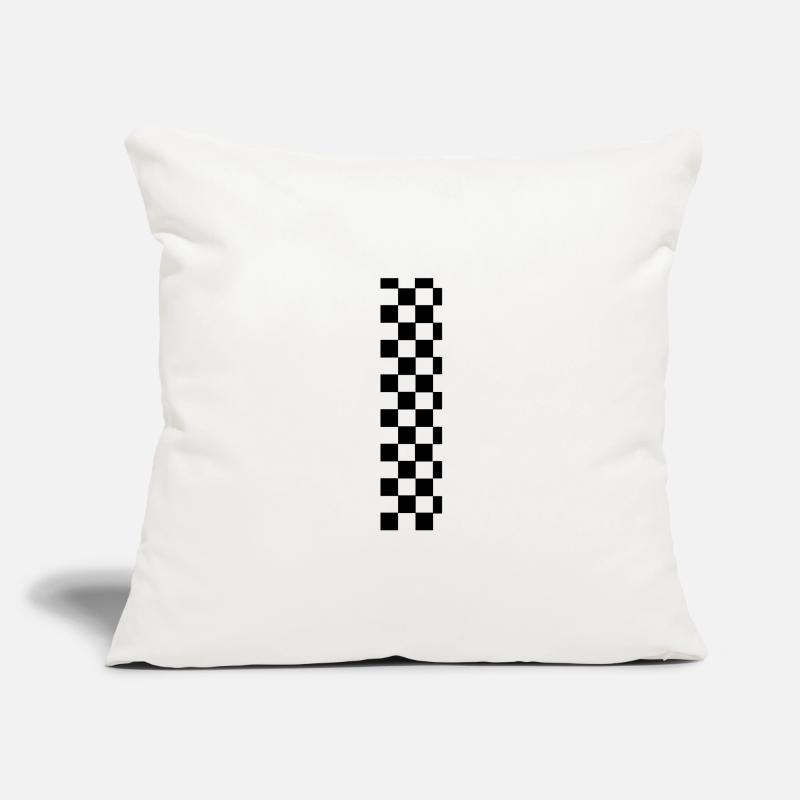Checkerboard pattern Sofa pillowcase 17,3'' x 17,3'' (45 x 45 cm)