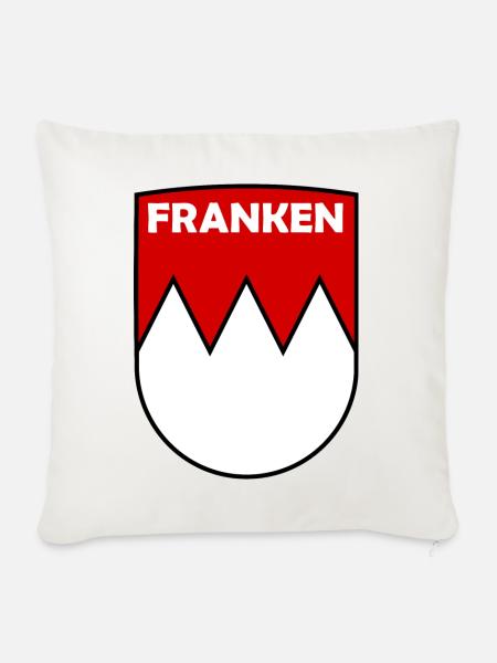 Die Franken - Sofakissenbezug 45 x 45 cm - Naturweiß