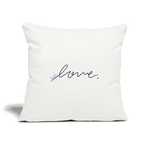 Purple Love ARMY - Sofa pillowcase 17,3'' x 17,3'' (45 x 45 cm)
