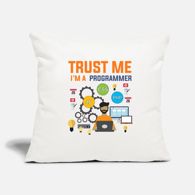 Programmer developer computer scientist gift Sofa pillowcase 17,3'' x 17,3'' (45 x 45 cm)
