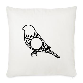 Bird 2 Bird Birds - Sofa pillowcase 17,3'' x 17,3'' (45 x 45 cm) - natural white - Front