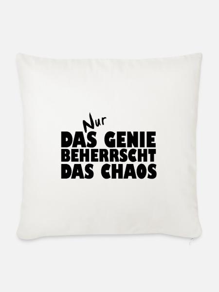 DasGenie - Sofakissenbezug 45 x 45 cm - Naturweiß 