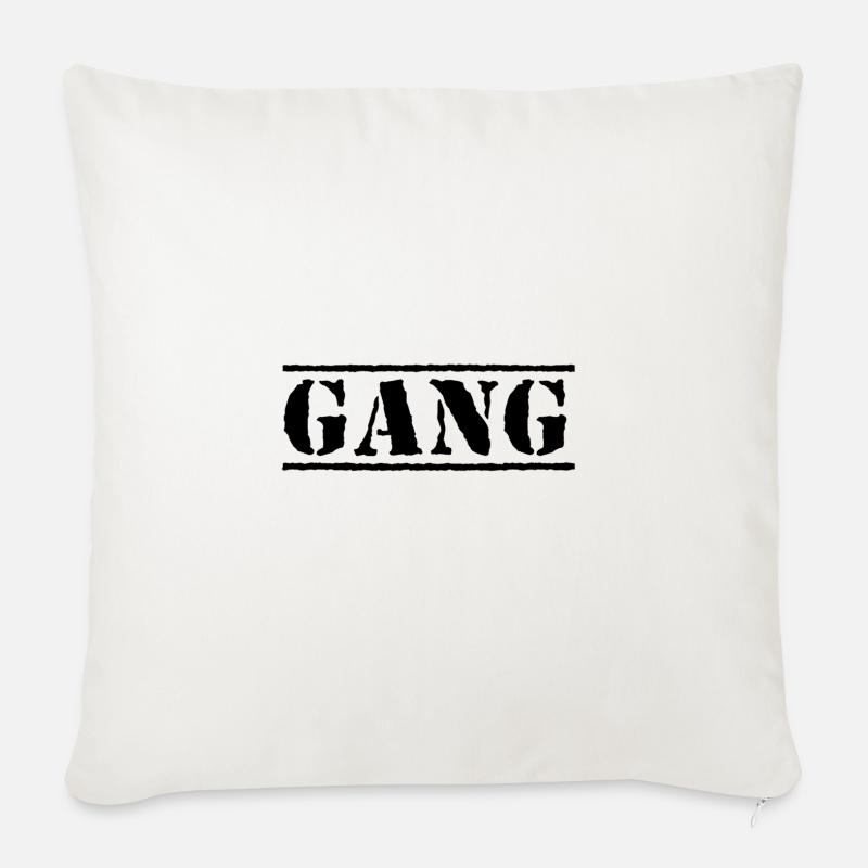 GANG - Sofakissenbezug 45 x 45 cm - Naturweiß 