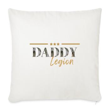 Daddy Legion - Sofakissenbezug 45 x 45 cm - Naturweiß  - Vorne
