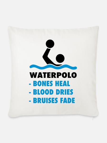 Wasserball - Sofakissenbezug 45 x 45 cm - Naturweiß