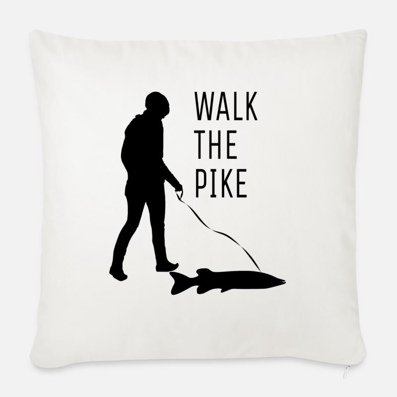 Walk The Pike - Sofakissenbezug 45 x 45 cm - Naturweiß 