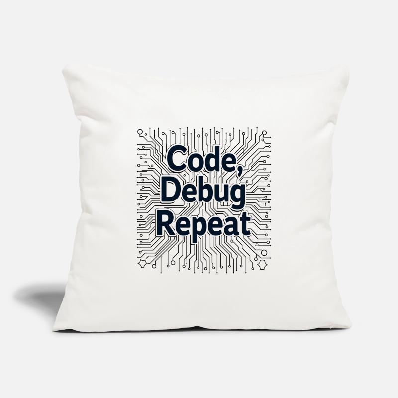 Code Debug Repeat - Software Engineer Sofakissenbezug 45 x 45 cm