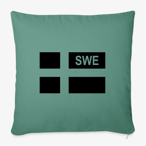 Swedish Tactical flag Sweden - Sverige - SWE - Soffkuddsöverdrag, 45 x 45 cm