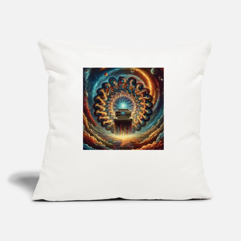 Cosmic Retro Computer Artwork Sofa pillowcase 17,3'' x 17,3'' (45 x 45 cm)