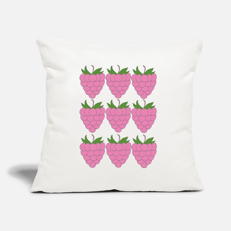 Raspberry Grid Pattern Sofa pillowcase 17,3'' x 17,3'' (45 x 45 cm)