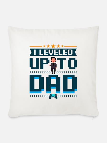 Gamer Dad - Sofakissenbezug 45 x 45 cm - Naturweiß