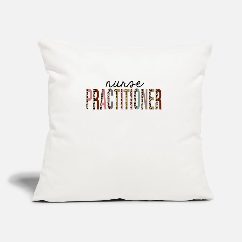 Krankenschwester Practitioner Leopard Print lustig Sofakissenbezug 45 x 45 cm