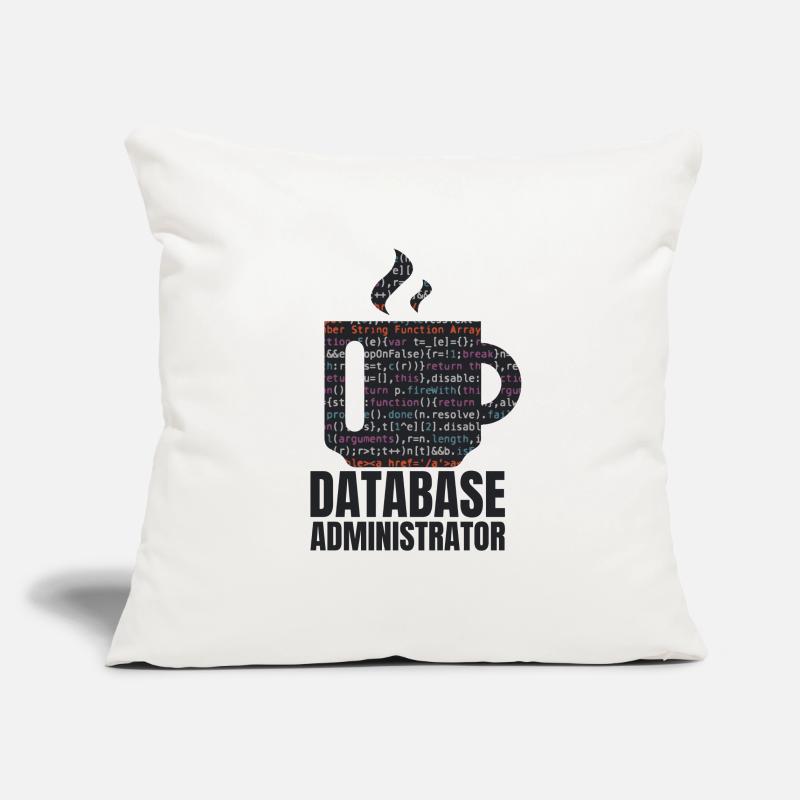 Données de base de données SQL Programmer Administration Housse de coussin décorative 45 x 45 cm