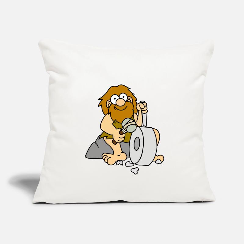 neanderthal cave man caveman steinzeit10 Sofa pillowcase 17,3'' x 17,3'' (45 x 45 cm)