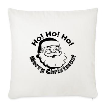 Santa Claus Merry Christmas - Sofa pillowcase 17,3'' x 17,3'' (45 x 45 cm) - natural white - Front