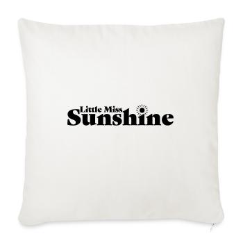 Little Miss Sunshine - Sofa pillowcase 17,3'' x 17,3'' (45 x 45 cm) - natural white - Front