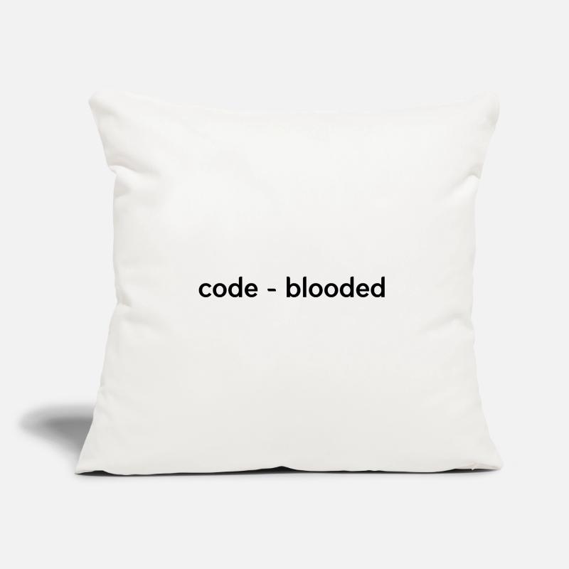 Code Blooded Programming Software Developer Admin Sofakissenbezug 45 x 45 cm
