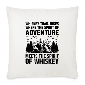 Hiking Nature Mountaineering Trekking Outdoor Hike - Sofa pillowcase 17,3'' x 17,3'' (45 x 45 cm) - natural white - Front
