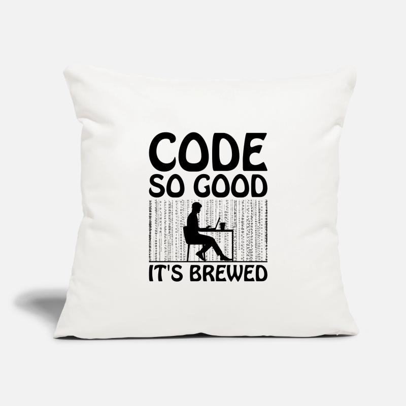 Kaffee-Codierung Programmierer Programmierer Entwickler Nerd Coff Sofakissenbezug 45 x 45 cm