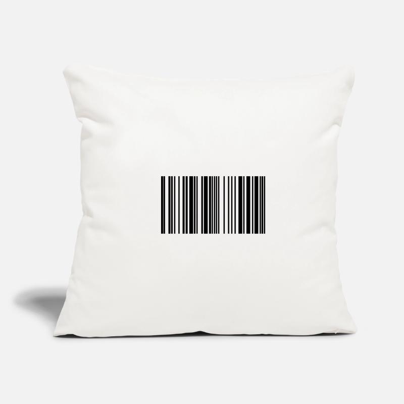 Barcode barcode Sofa pillowcase 17,3'' x 17,3'' (45 x 45 cm)