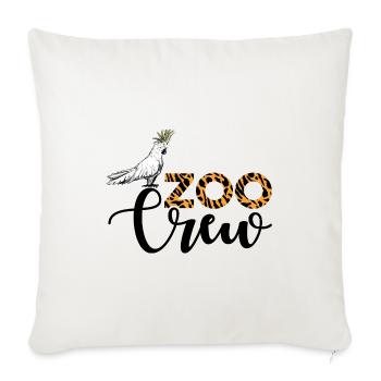 Crew Graphic Animal Keeper Zoo Keeper Animal Lover - Sofakissenbezug 45 x 45 cm - Naturweiß  - Vorne